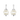 Orecchini Chantecler Et Voilà bianco