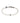 ManoJ Bracciale Titanio Howlite e Diamanti neri
