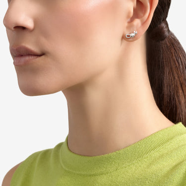 DoDo stud earring knot silver