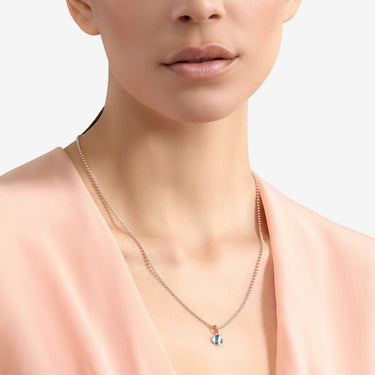 DoDo ciondolo pesce angelo oro rosa & smalto