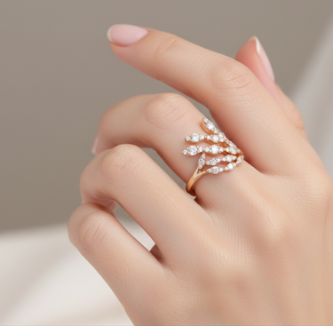 Anello Navette Diamanti