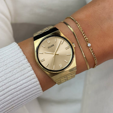 Cluse Retro 70s Watch Steel, Full Gold Colour