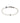ManoJ Bracciale Titanio Howlite e Diamanti neri