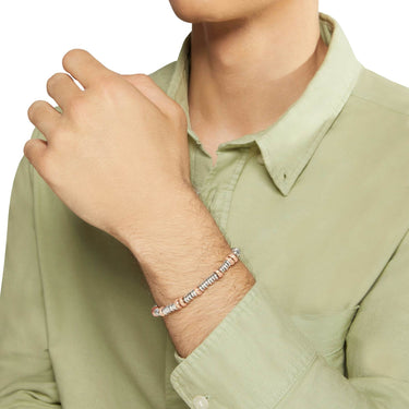 DoDo BRACCIALE RONDELLE ARGENTO & ARGENTO DORATO