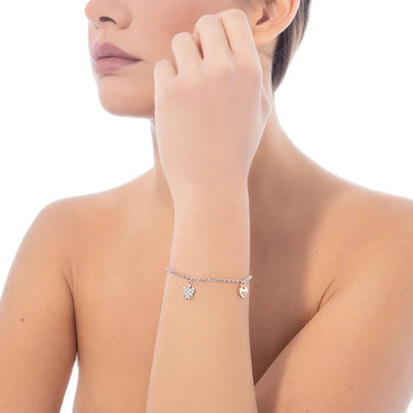 Roberto Giannotti Bracciale con Angeli e Cuori in Argento