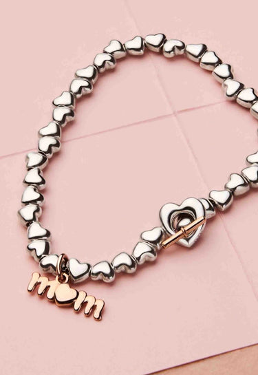 DoDo bracciale cuori e ciondolo MoM