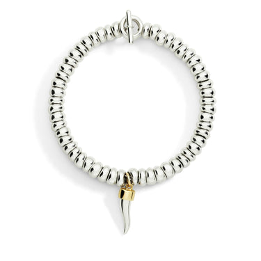 DoDo BRACCIALE RONDELLE BOLD ARGENTO