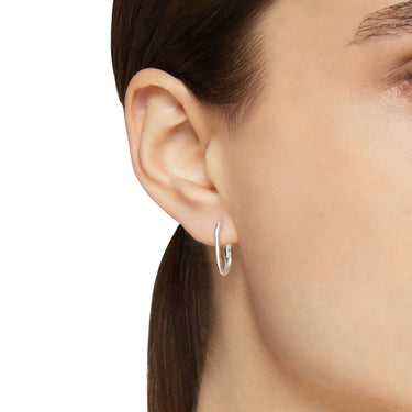 DoDo ORECCHINO HOOP ESSENTIALS ARGENTO
