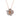 Collana con fiore in Oro rosa e diamanti