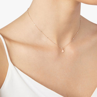 DoDo collana mini stellina oro rosa