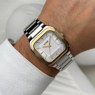 Cluse Quadrus Watch Bicolore