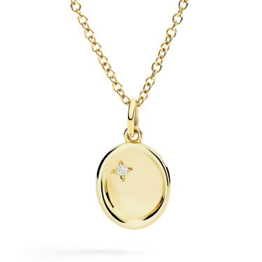 DoDo CIONDOLO SIGILLO ORO GIALLO & DIAMANTE BIANCO