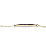 ManoJ Bracciale Diamanti neri ed Oro giallo