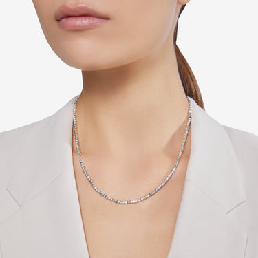 DoDo collana mini granelli argento 46cm