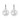 Chantecler Orecchini Et Voilà Logo Chantecler Argento