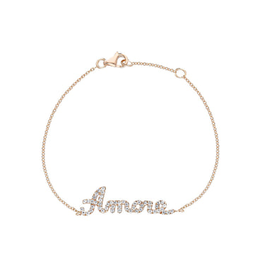 Bracciale Corsivo Oro e Diamanti