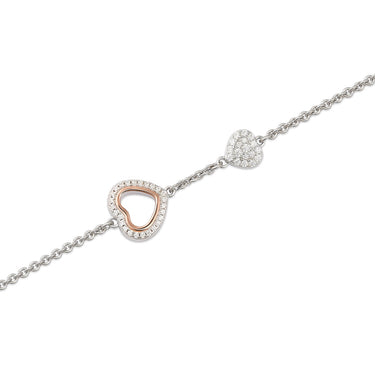 Roberto Giannotti Bracciale trilogia con cuore traforato