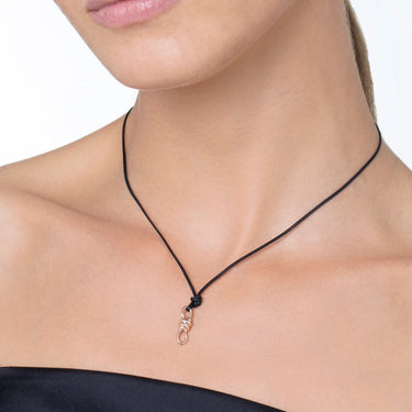 DoDo ciondolo nodo oro rosa