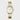 Cluse Féroce Mini Watch Steel White, Gold Colour